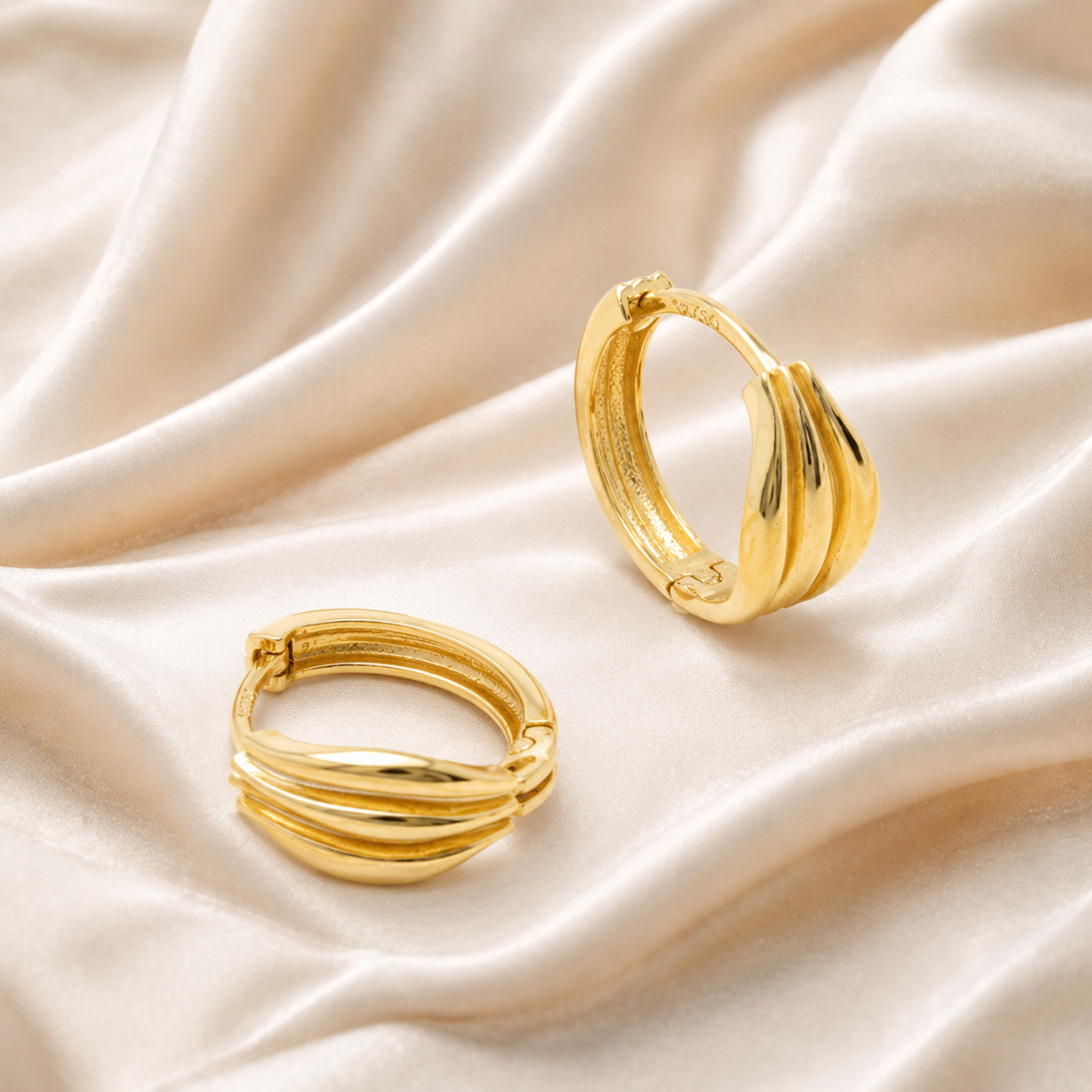 Aros Trío Oro 18k