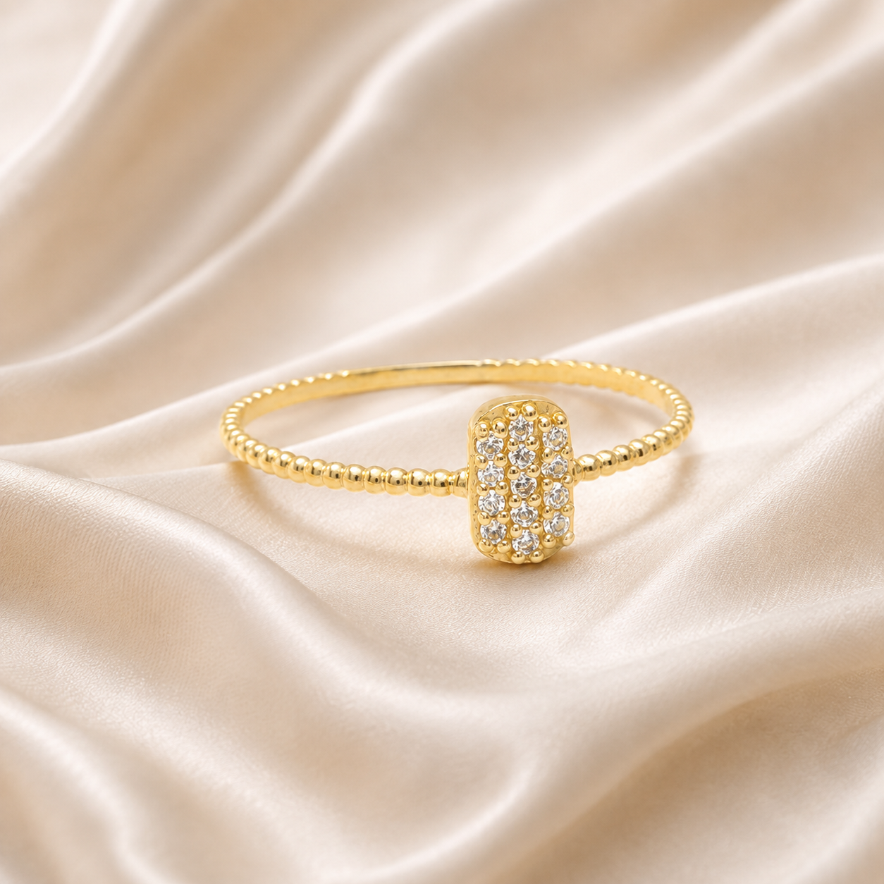 Anillo Destello Oro 18k