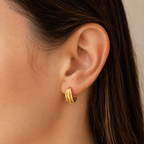 Aros Trío Oro 18k