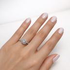 Anillo de Plata Halo