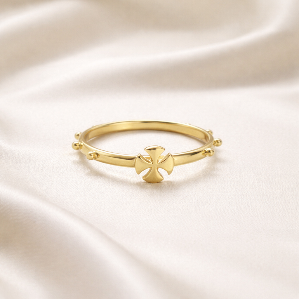 Anillo Denario en Oro Amarillo 18kt