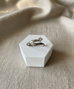 Anillo Toi Et Moi Oro Blanco y Diamantes