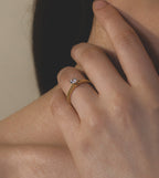 Anillo Solitario Clásico Diamante 0,25 ct en Oro Amarillo 18k