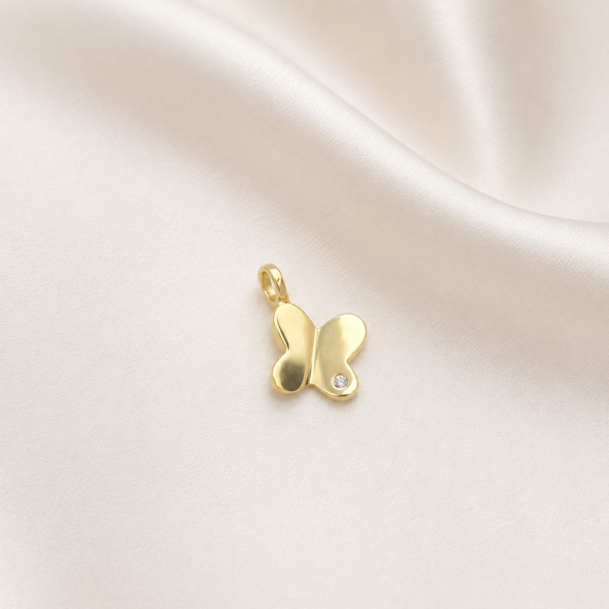 Colgante Mariposa de Luz en Oro Amarillo 18k