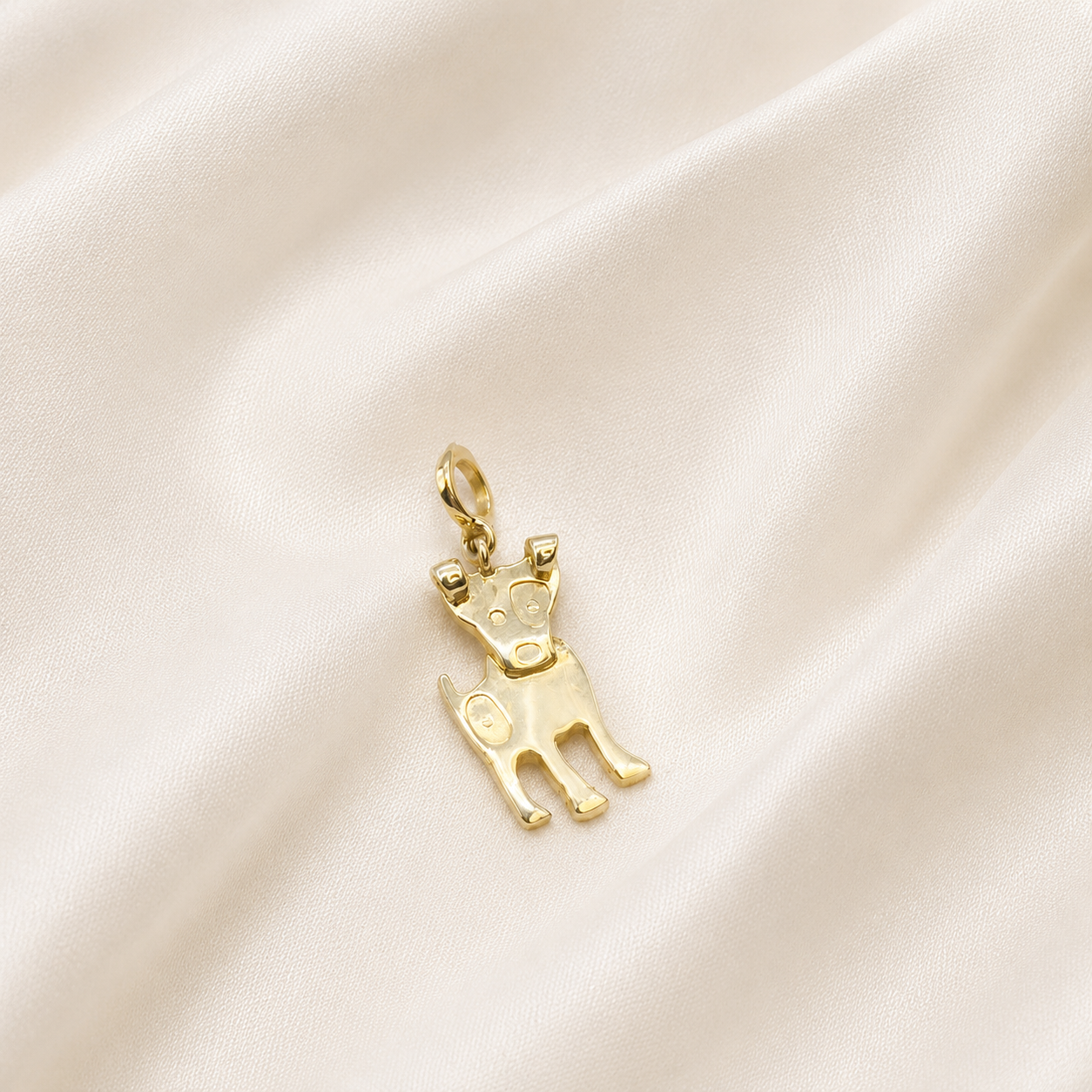 Colgante Perrito en Oro Amarillo 18k