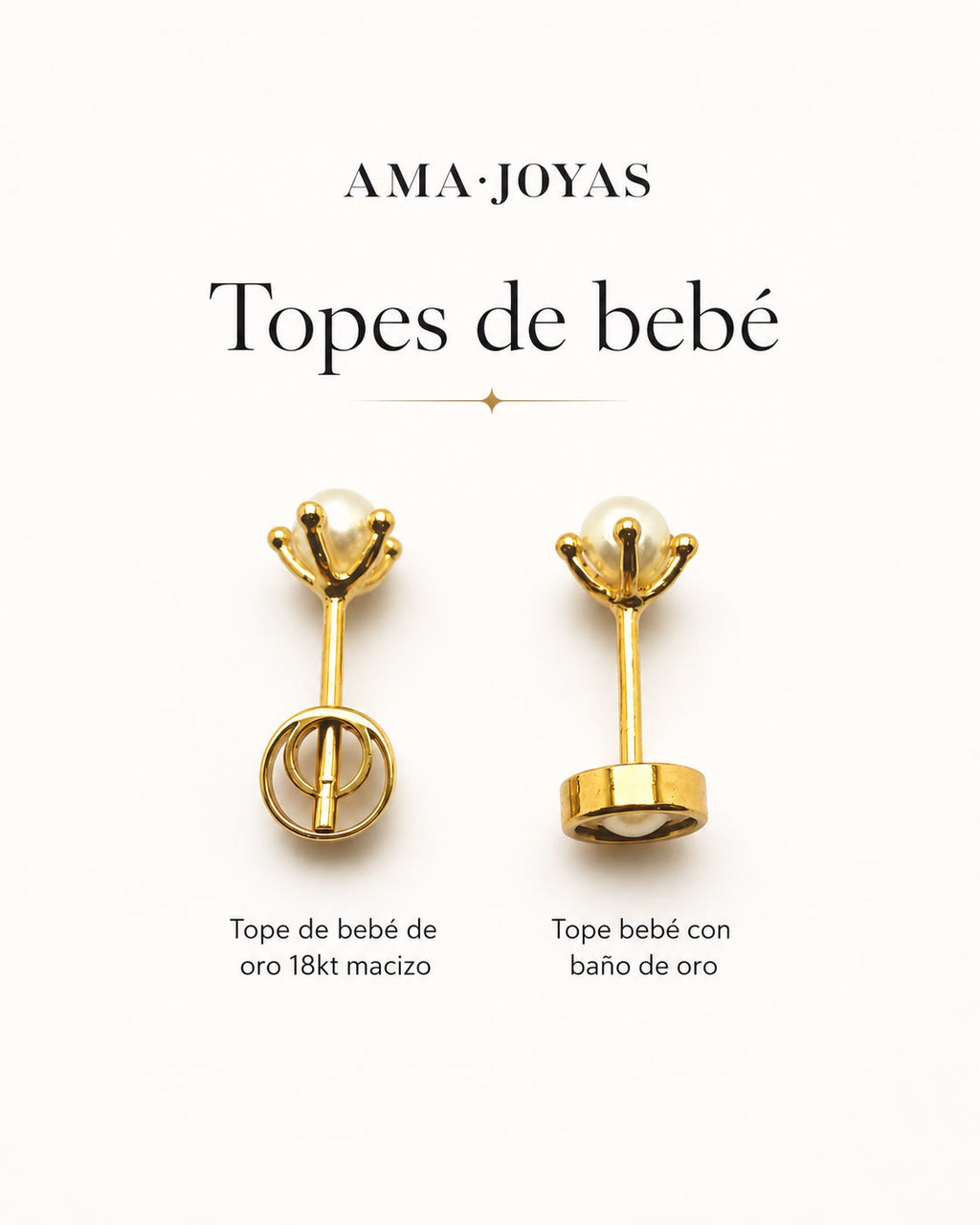 Aro bebé 18k círculo