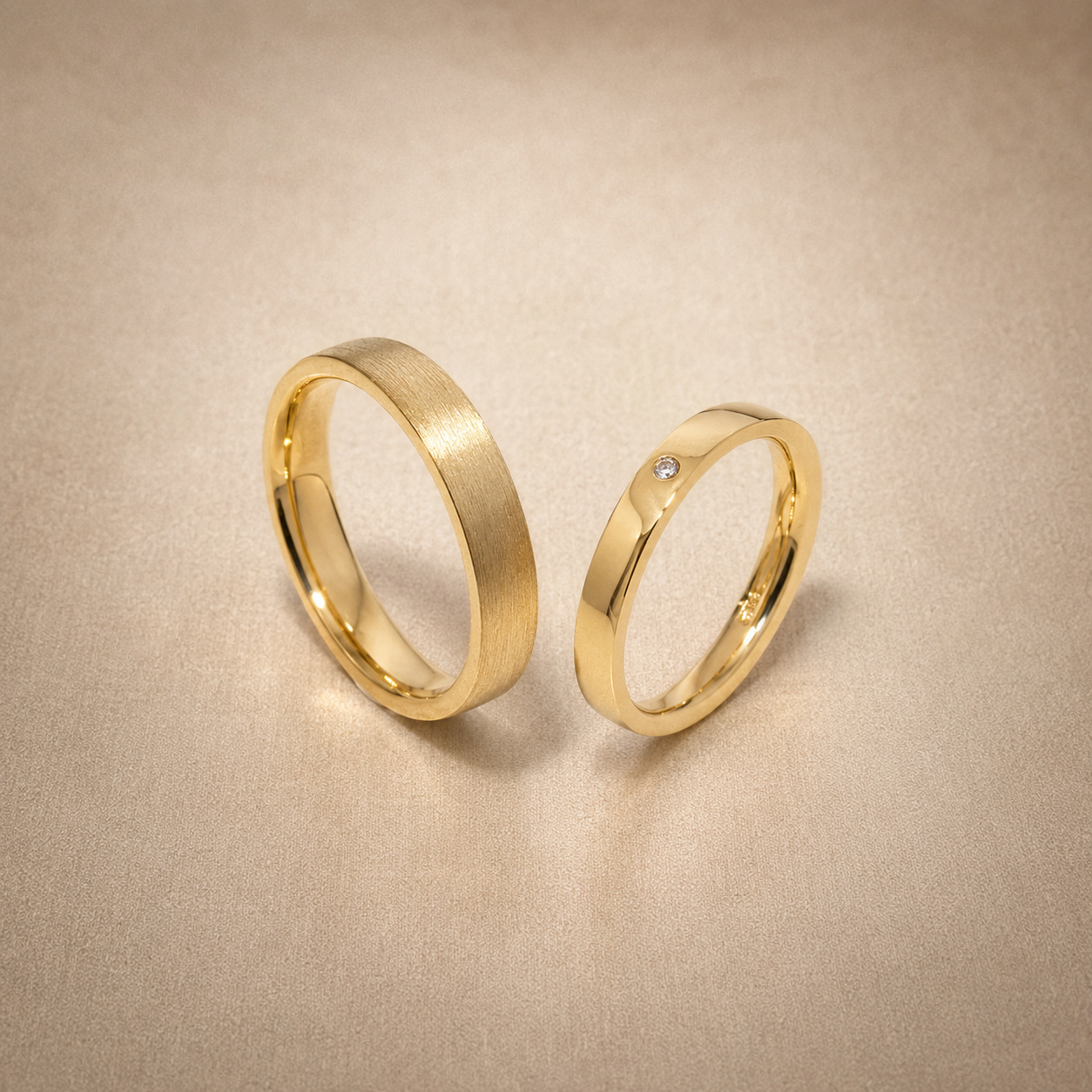 A pedido - Argollas em Oro Amarillo 18k con Opción de Brillante