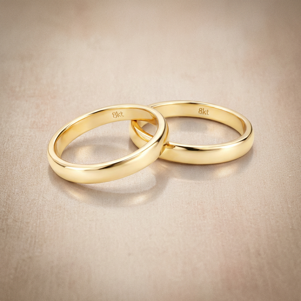 Argollas de Matrimonio en oro 8kt