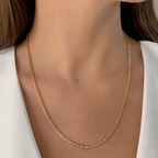Cadena Forcetina Gruesa Oro Amarillo 18k