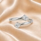 Anillo Toi Et Moi Oro Blanco y Diamantes